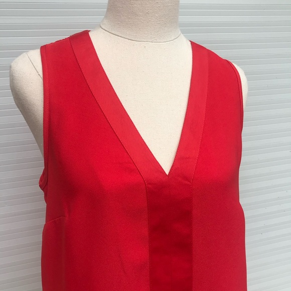 Target size 10 Red Blouse Top Smart Casual Work - Picture 3 of 7